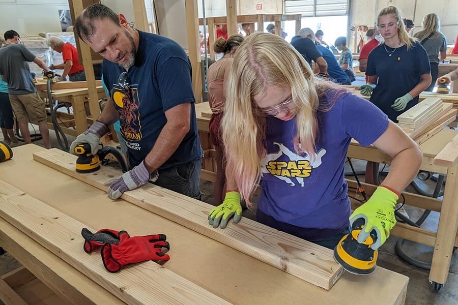 Youth Service Bed Build 2022